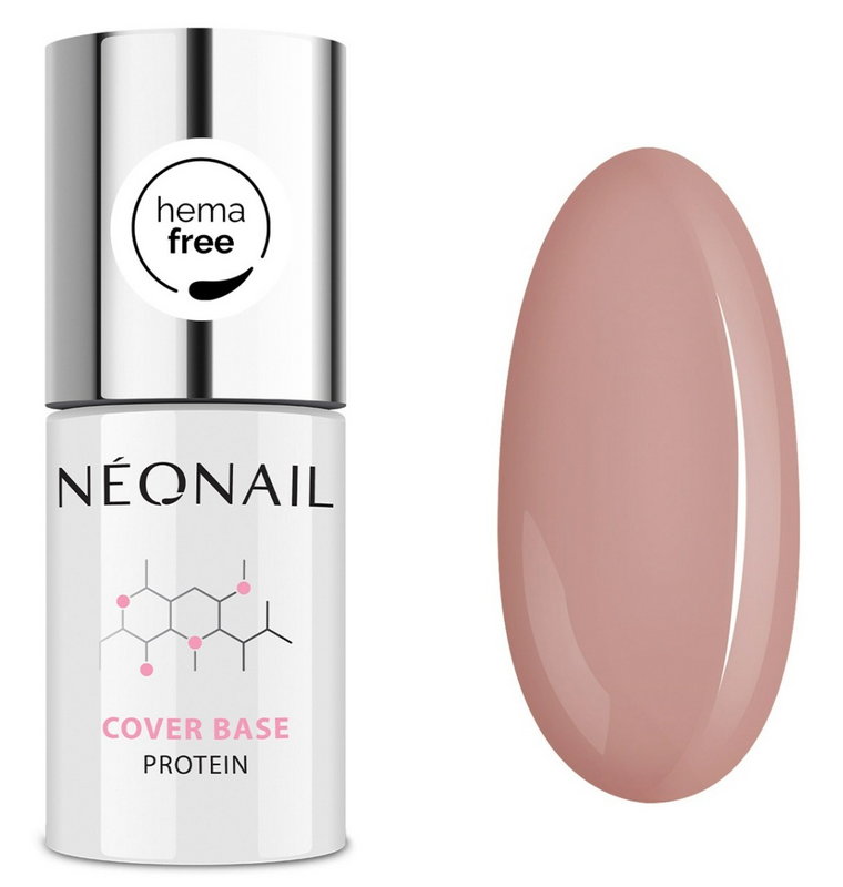 Neonail - Baza hybrydowa Cover Base Protein Cream Beige 7,2ml