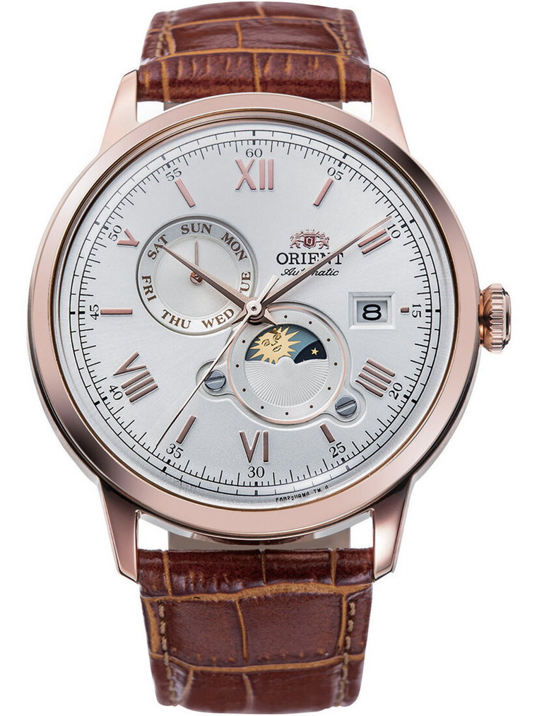 Zegarek Męski Orient Classic Sun & Moon RA-AK0801S10B + BOX