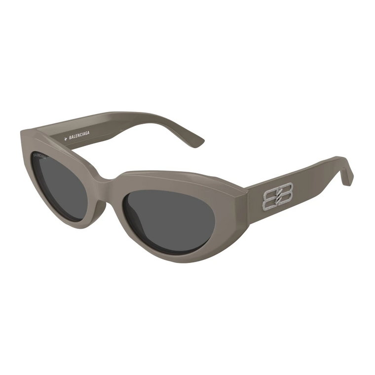 Nowoczesne Okulary Przeciwsłoneczne dla Kobiet w Mud Brown/Grey Balenciaga