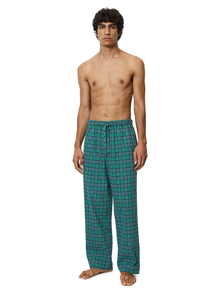 Marc OPolo Spodnie piżamowe w kolorze zielono-niebieskim