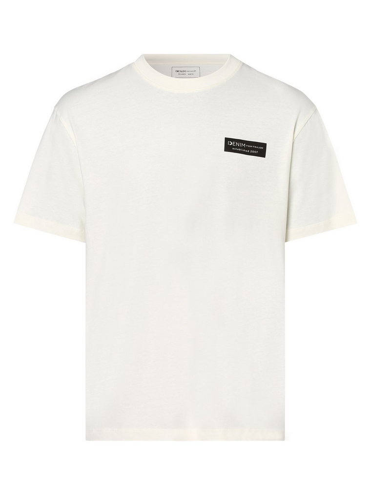 Tom Tailor Denim - T-shirt męski, biały