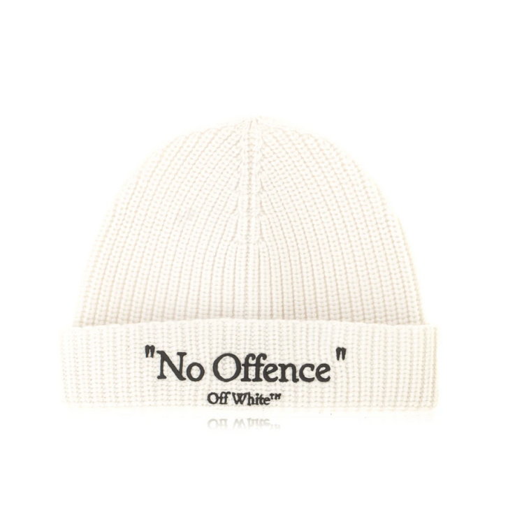 Klasyczna Czapka Beanie - No Offence Off White