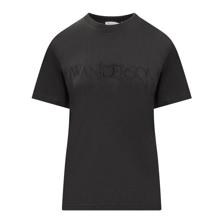 Koszulka z haftem logo JW Anderson