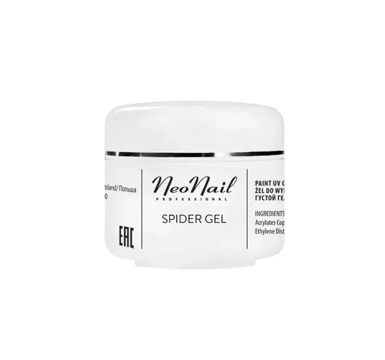 NEONAIL SPIDER GEL ŻEL DO ZDOBIEŃ 6456 WHITE 5ML