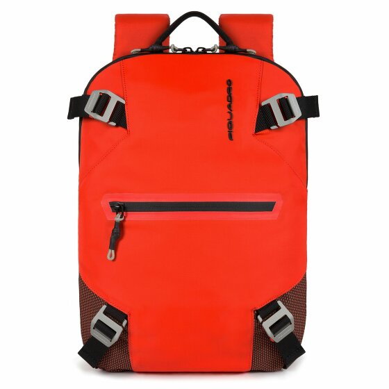 Piquadro PQ-M Plecak RFID 37 cm Komora na laptopa red