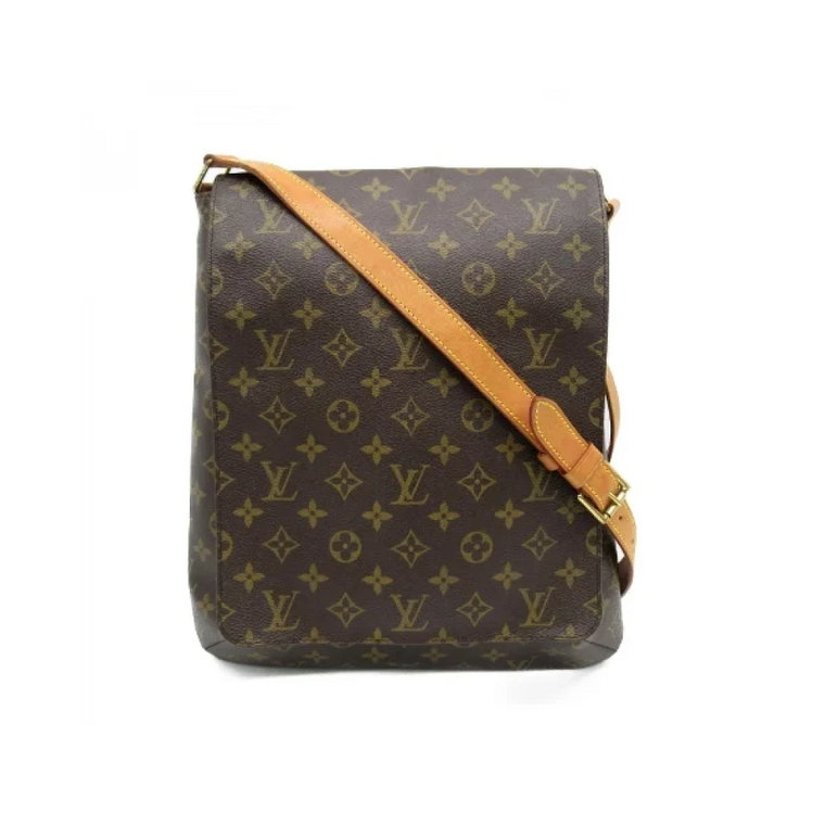 Brązowa Torba Louis Vuitton Musette Salsa z Kanwy Louis Vuitton Vintage