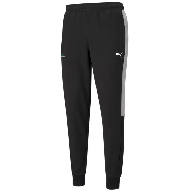 Puma Mercedes-AMG Petronas F1 T7 Sweatpants 599599-01, Męskie, Czarne, spodnie, bawełna, rozmiar: S