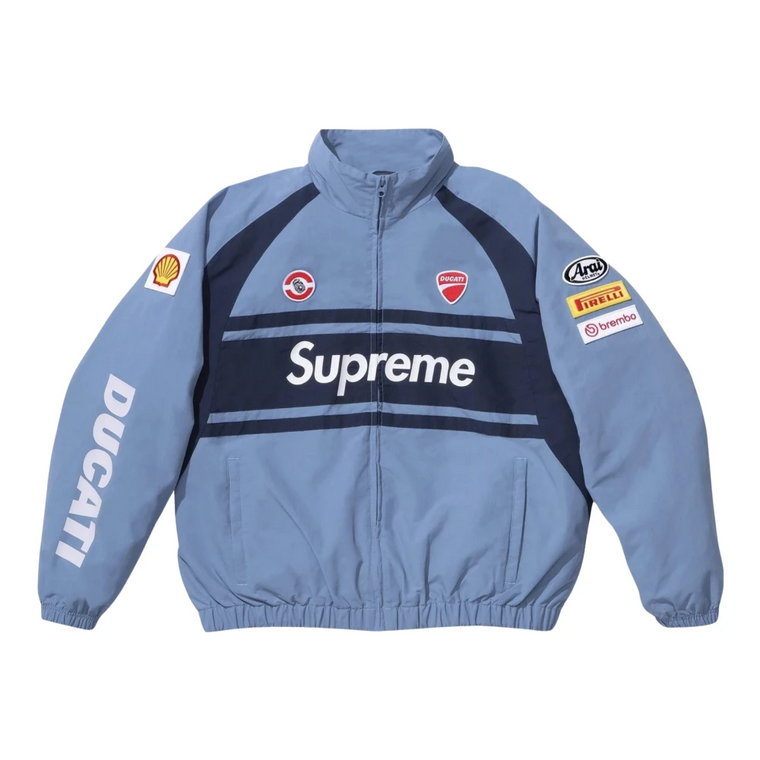 Limitowana edycja Track Jacket Jasnoniebieska Supreme