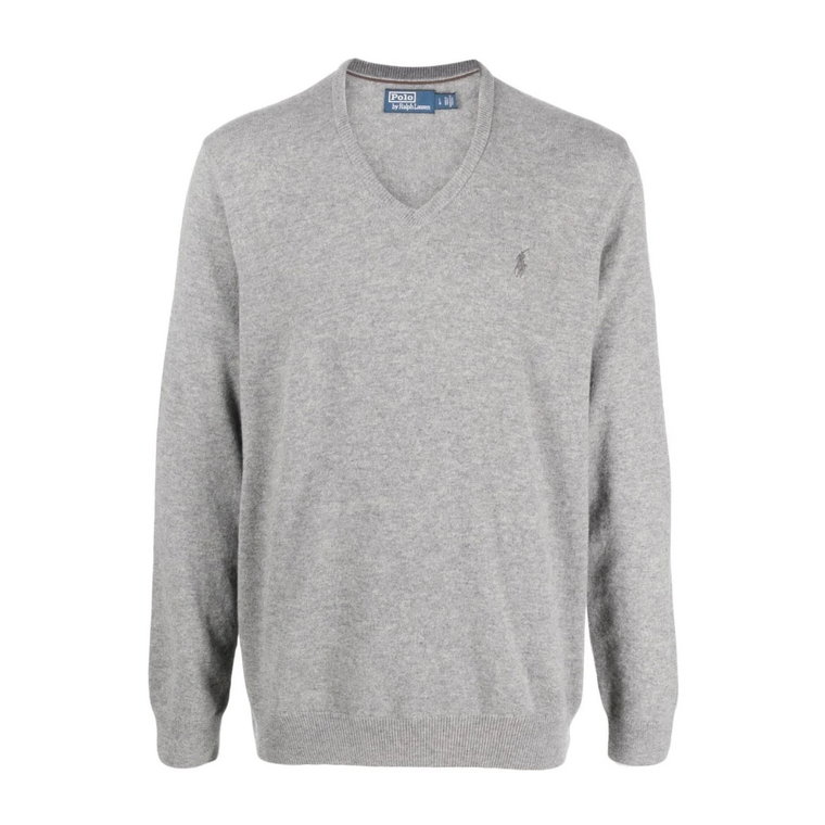 Szare Swetry LS VN Pp-Long Sleeve-Pullover Polo Ralph Lauren