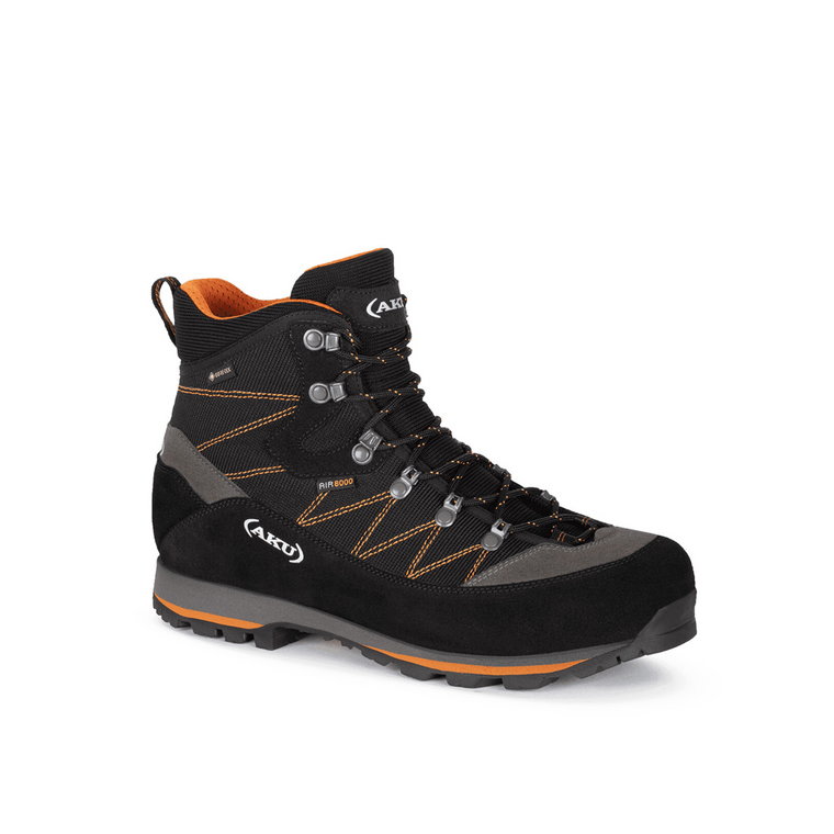 Męskie buty górskie na szeroką stopę AKU Trekker Lite III WIDE GTX black/orange - 44,5