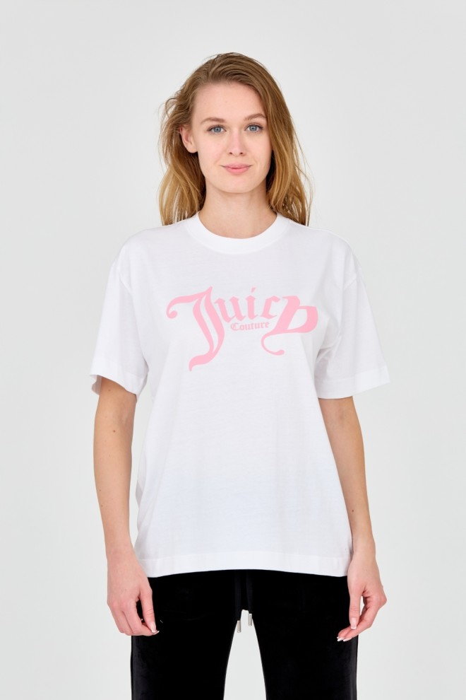 JUICY COUTURE Biały t-shirt damski Amanza