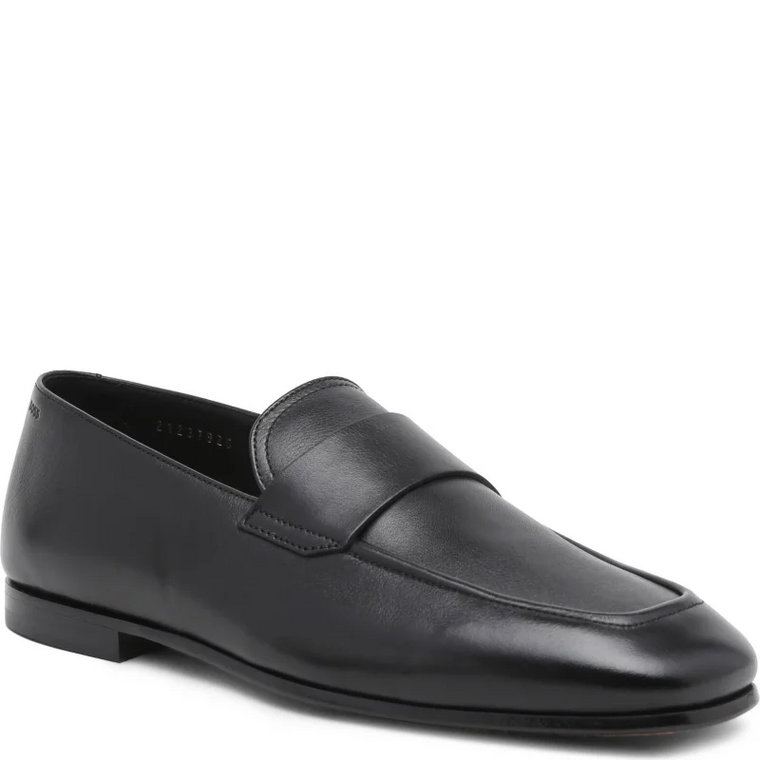 BOSS BLACK Skórzane loafersy Exor vply