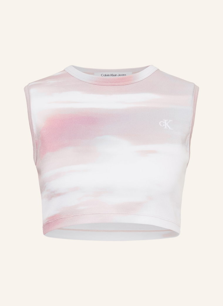 Calvin Klein Jeans Krótki Top rosa