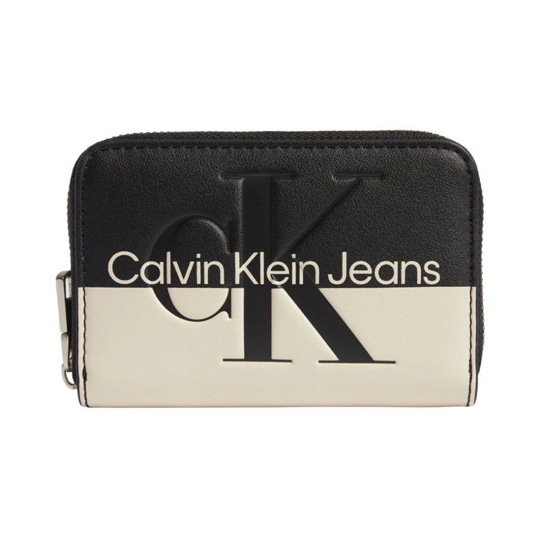 Czarny Portfel Damski od Calvin Klein Jeans Calvin Klein Jeans