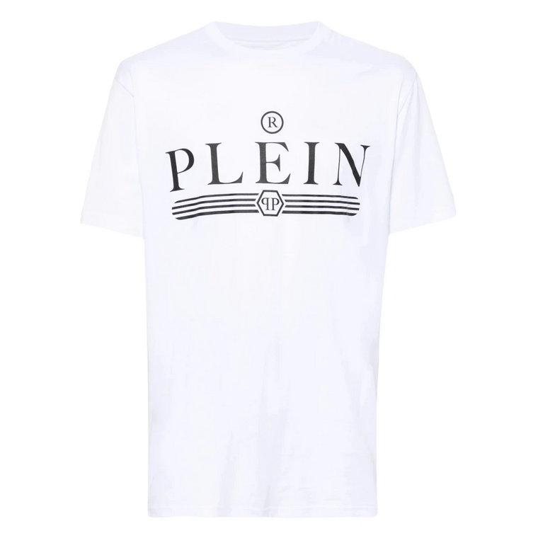 Białe T-shirty i Pola z nadrukiem Plein Philipp Plein