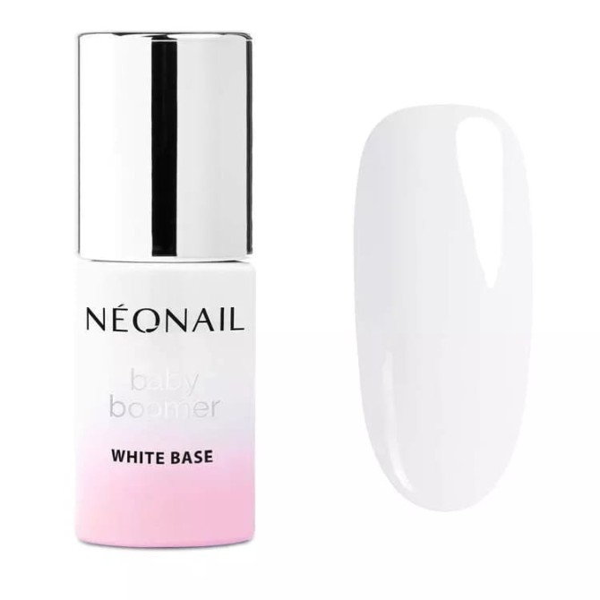 NeoNail Baby Boomer Base baza hybrydowa 9566-7 White 7.2ml