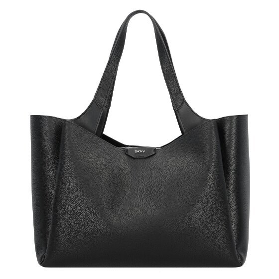 DKNY Willa Shopper Bag Skórzany 37 cm black-silver