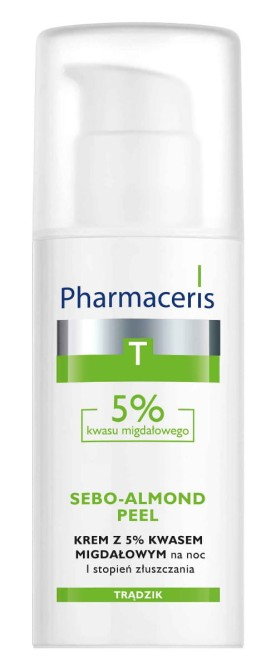 PHARMACERIS T SEBO-ALMOND PEEL Krem z 5% kwasem migdałowym - 50 ml
