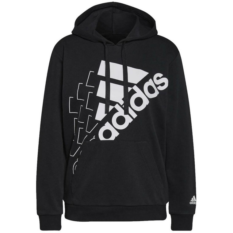 Bluza dresowa sportowa damska adidas Brand Love Slanted Relaxed Logo Hoodie