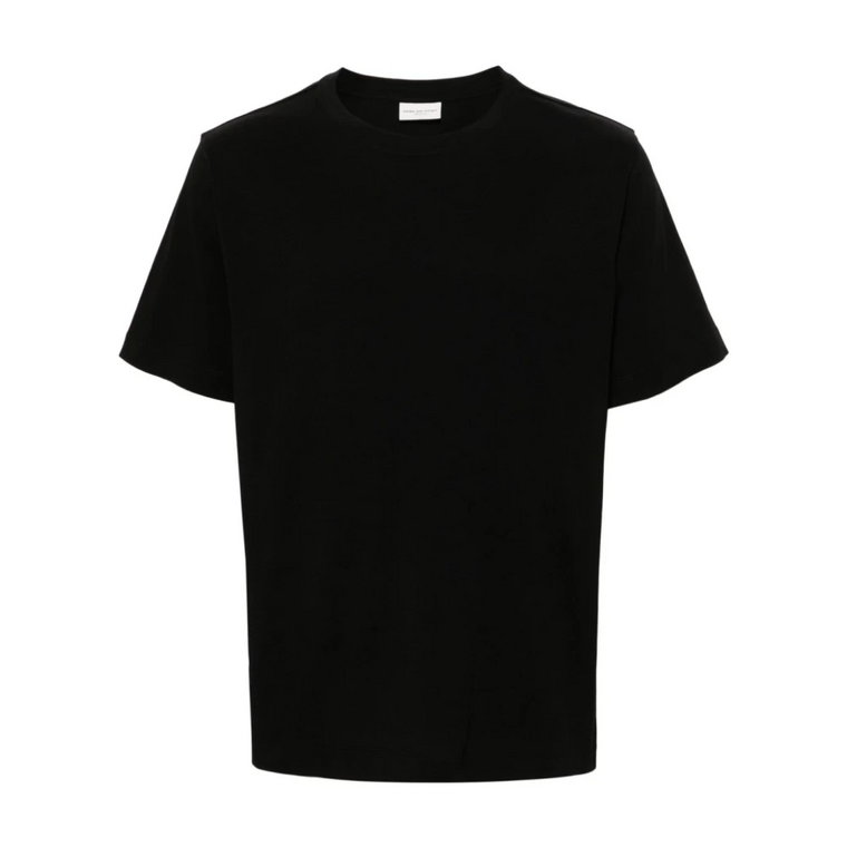 Czarna Hertz 9600 T-shirt Dries Van Noten