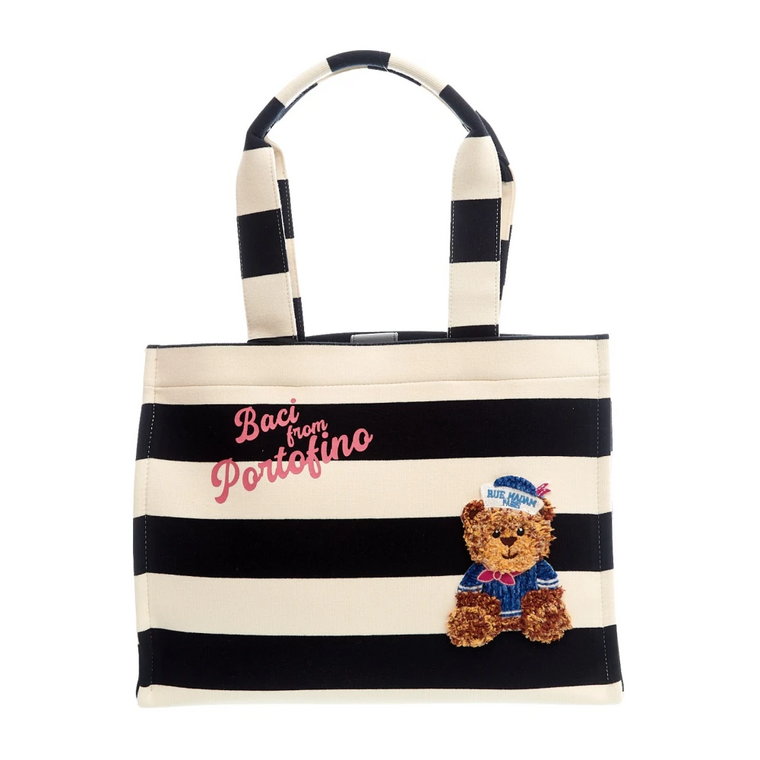 Chic Teddy Tote Portofino Black Torebka Rue Madame