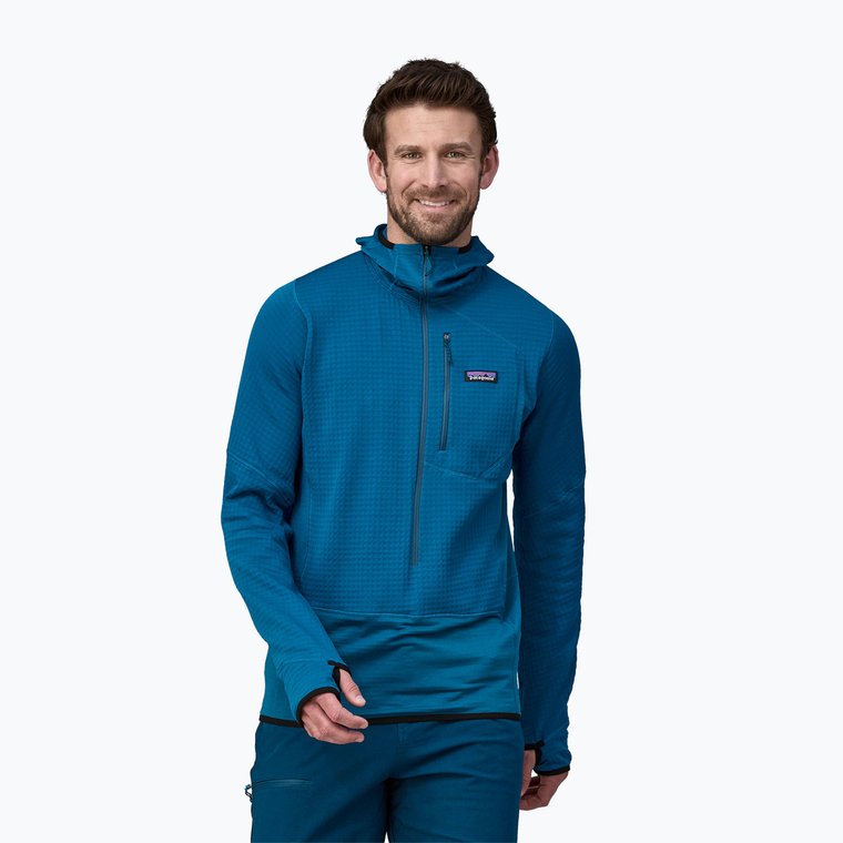 Bluza trekkingowa męska R1 Pullover Hoody endless blue