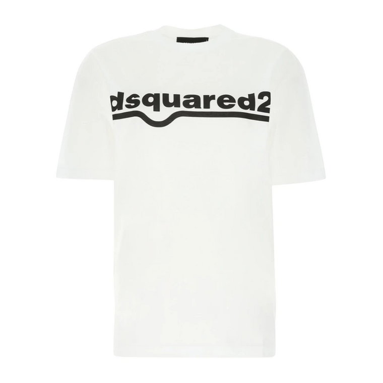 Bawełniana koszulka z logo - Dsquared2 Dsquared2