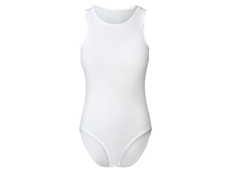 esmara Body damskie (Okrągły dekolt/biały, XS (32-34))