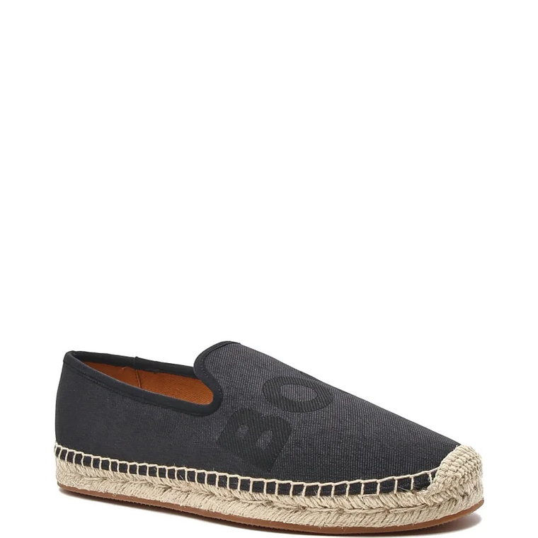 BOSS BLACK Espadryle Madeira_Slon_jqlg | z dodatkiem skóry