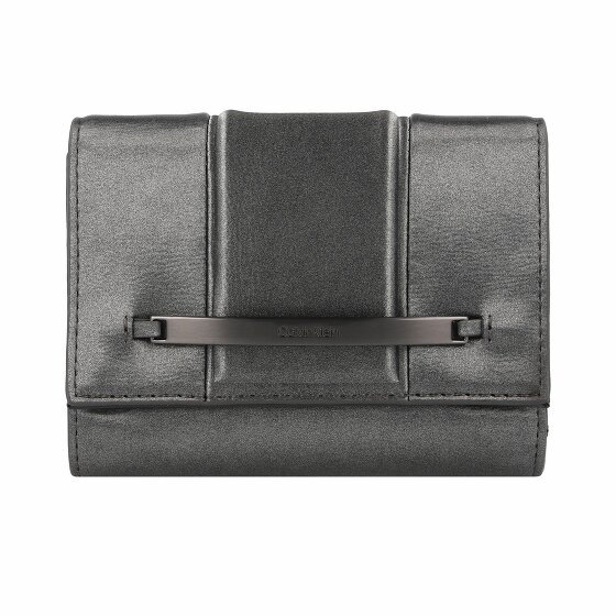 Calvin Klein Bar Portfel Ochrona RFID 13 cm gunmetal