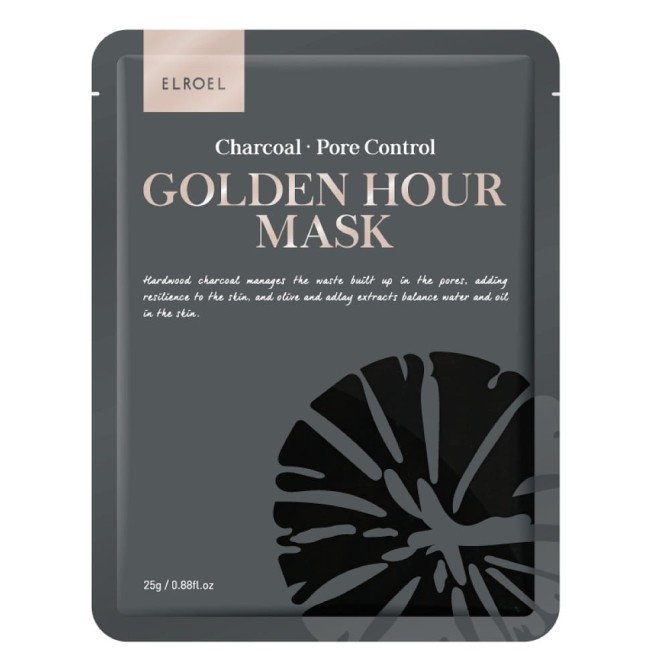 Elroel Golden Hour Mask oczyszczająca maska do twarzy Charcoal 25g