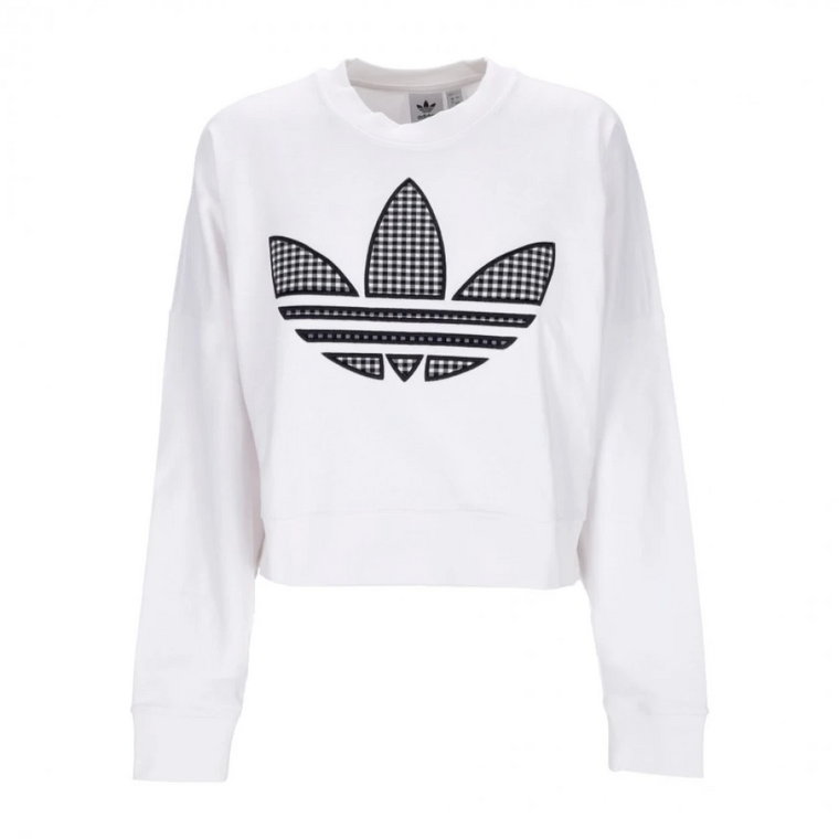 Oversize Lekki Sweter z Okrągłym Dekoltem Adidas