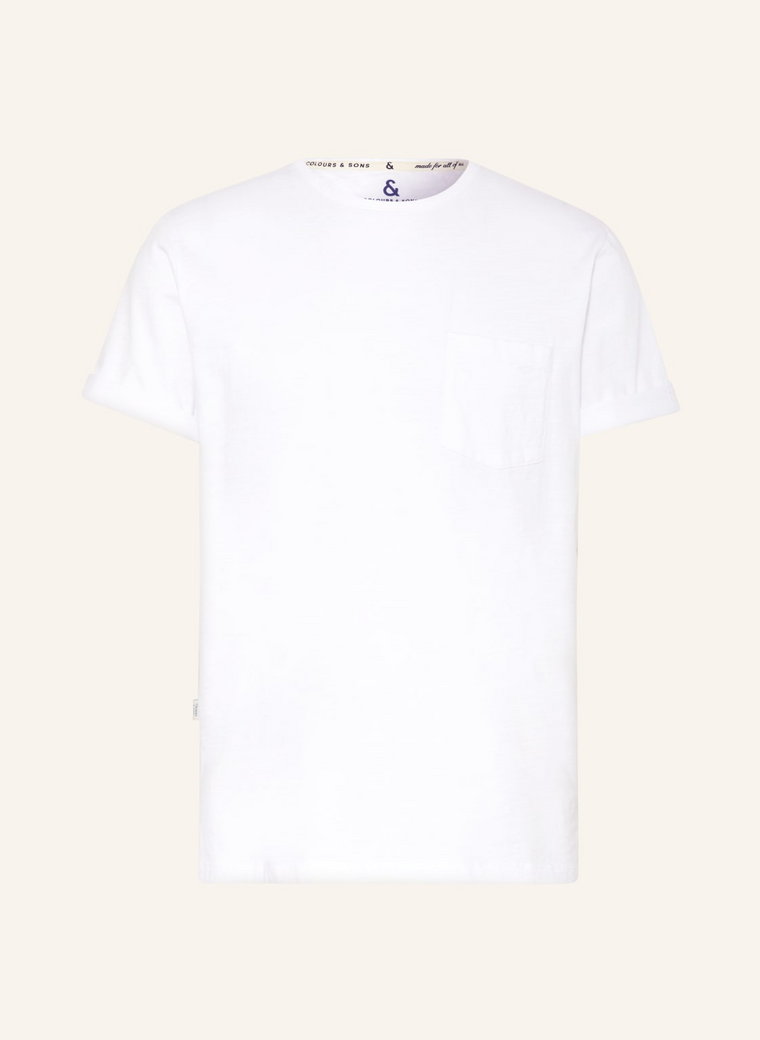 Colours & Sons T-Shirt weiss