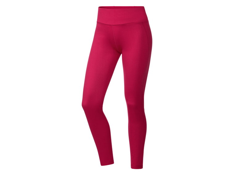 Rocktrail Legginsy sportowe termiczne damskie (Bordowy, L (44-46))