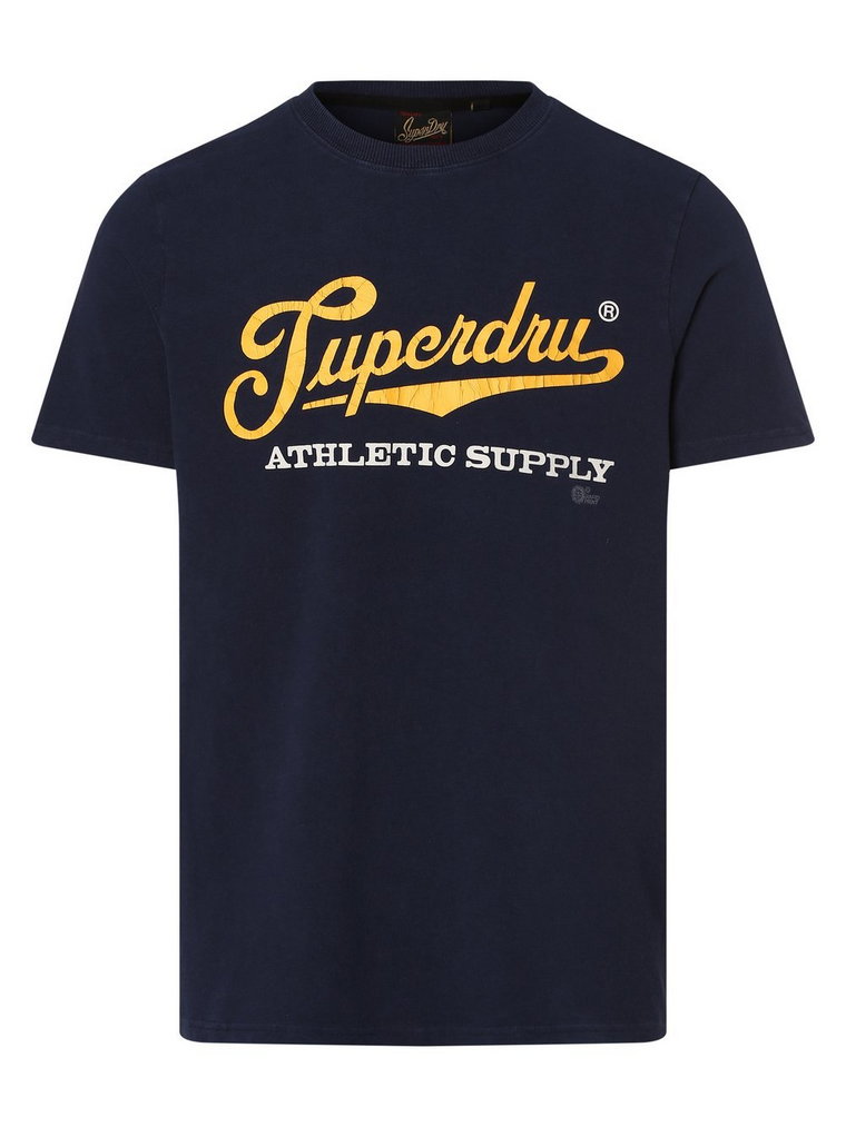 Superdry - T-shirt męski, niebieski