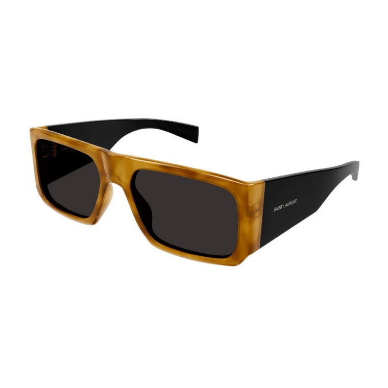 Okulary przeciwsłoneczne prostokątne z acetatem Saint Laurent