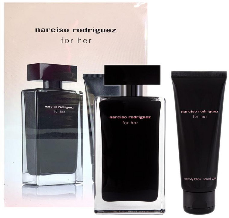 Zestaw damski Narciso Rodriguez For Her Woda toaletowa damska 100 ml + Balsam do ciała 75 ml (3423478559752). Perfumy damskie