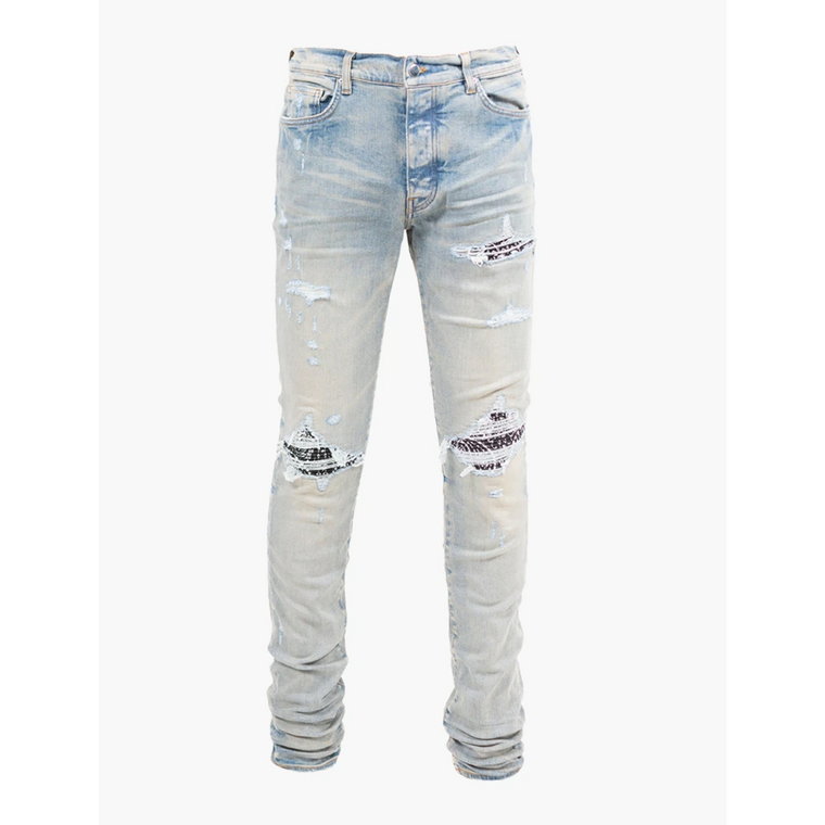 Bandana Stretch Denim Slim-fit Jeans Amiri