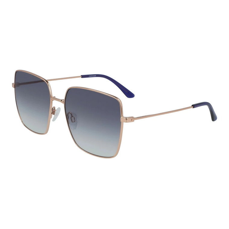 Rose Gold/Blue Shaded Okulary Ck20135S Calvin Klein