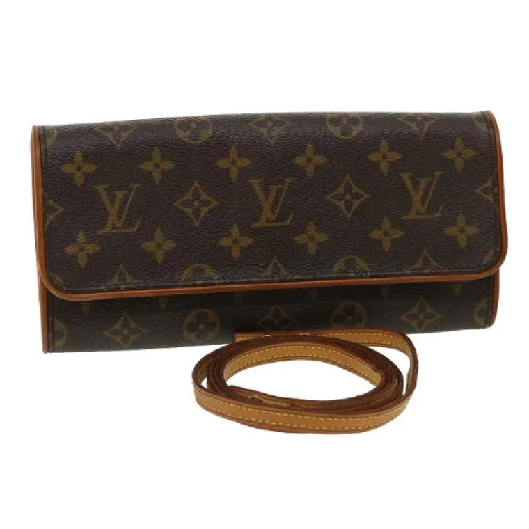 Autentyczna używana torba na ramię z płótna Louis Vuitton Vintage