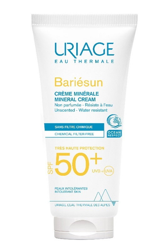 Uriage Bariesun - Krem mineralny do twarzy i ciała SPF50+ 100ml