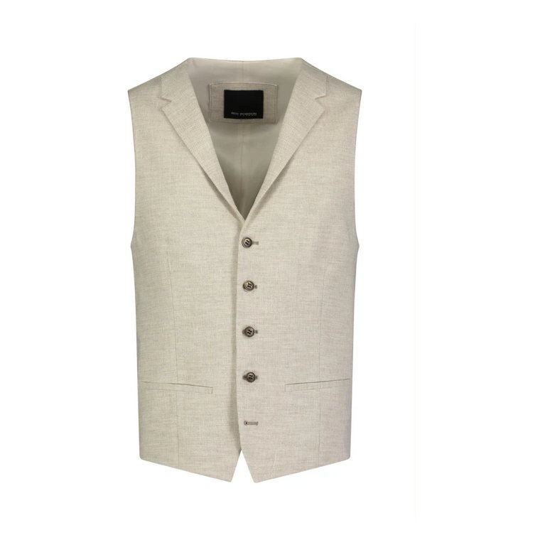 Elegant Beige Gilet ROY Robson