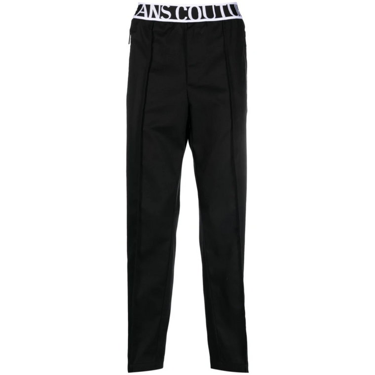 Czarne Spodnie - Stylowy Design Versace Jeans Couture