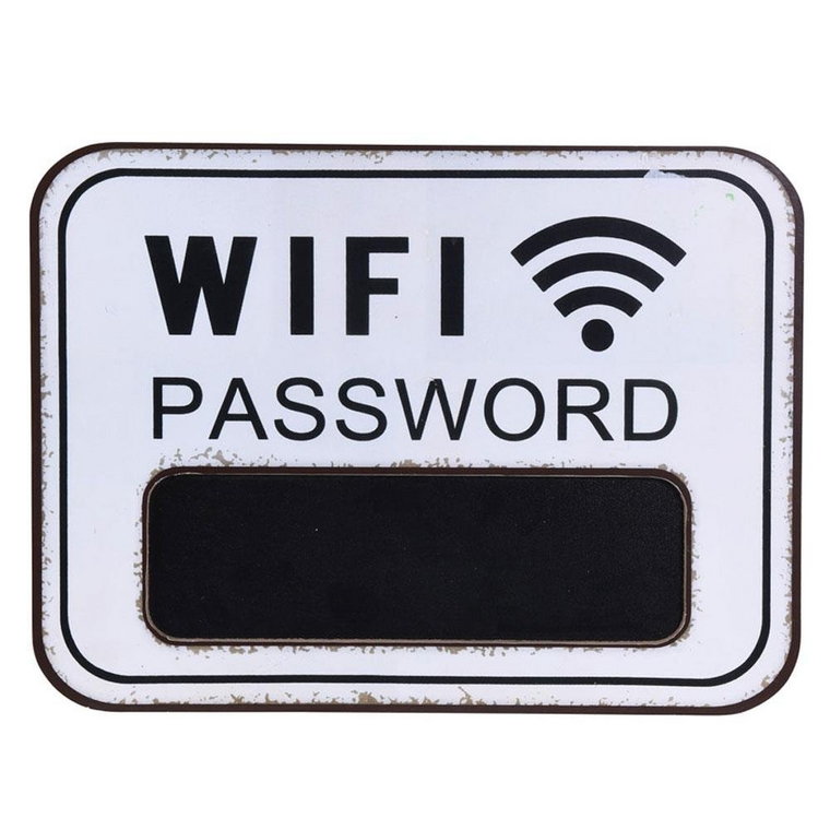 Tablica ścienna biała Wifi Password