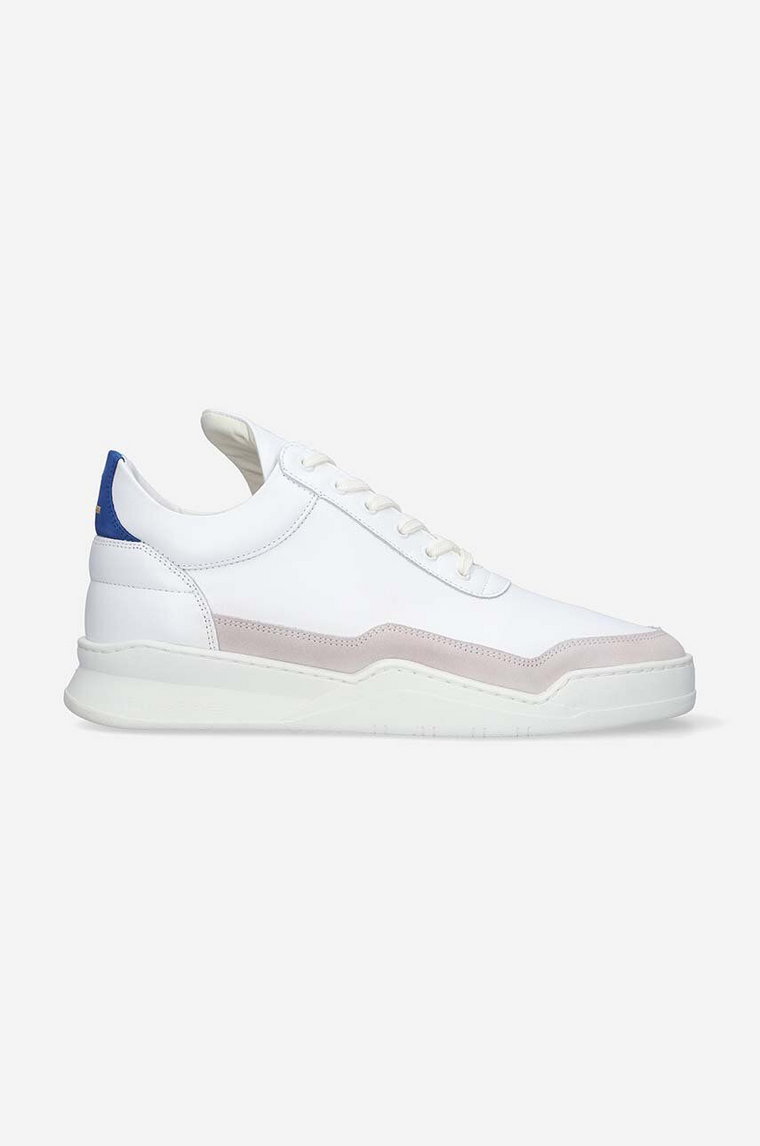 Filling Pieces sneakersy skórzane Low Top Ghost 10120631925 kolor biały 10120631925-WHITE