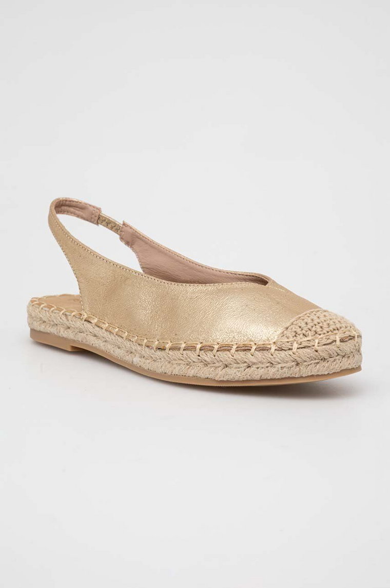 Answear Lab espadryle kolor złoty