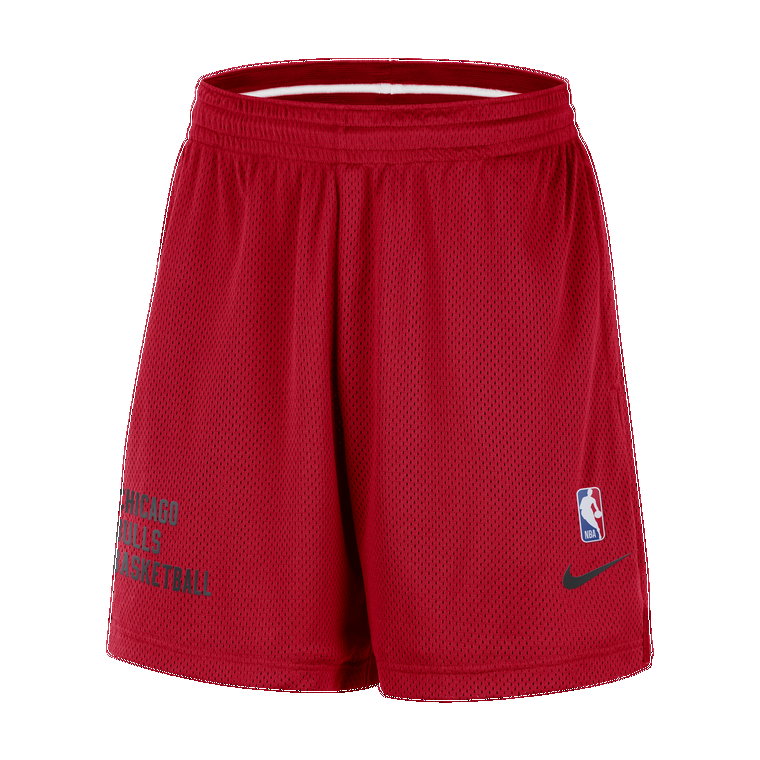 Spodenki męskie z siateczki Nike NBA Chicago Bulls - Czerwony