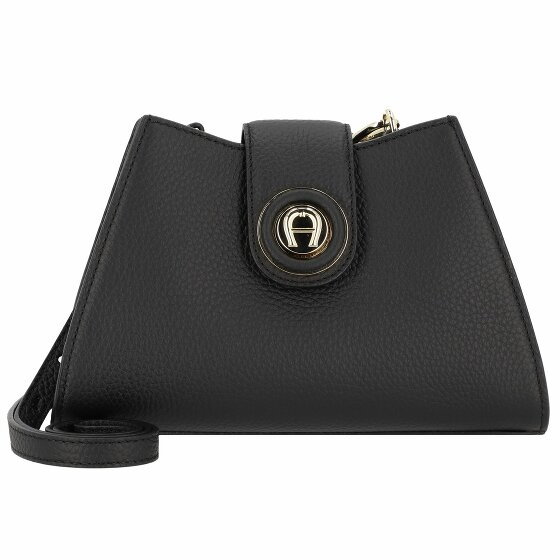 AIGNER Tria Torba na ramię Skórzany 24.5 cm black