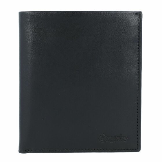Esquire New Silk Wallet Leather 10 cm schwarz