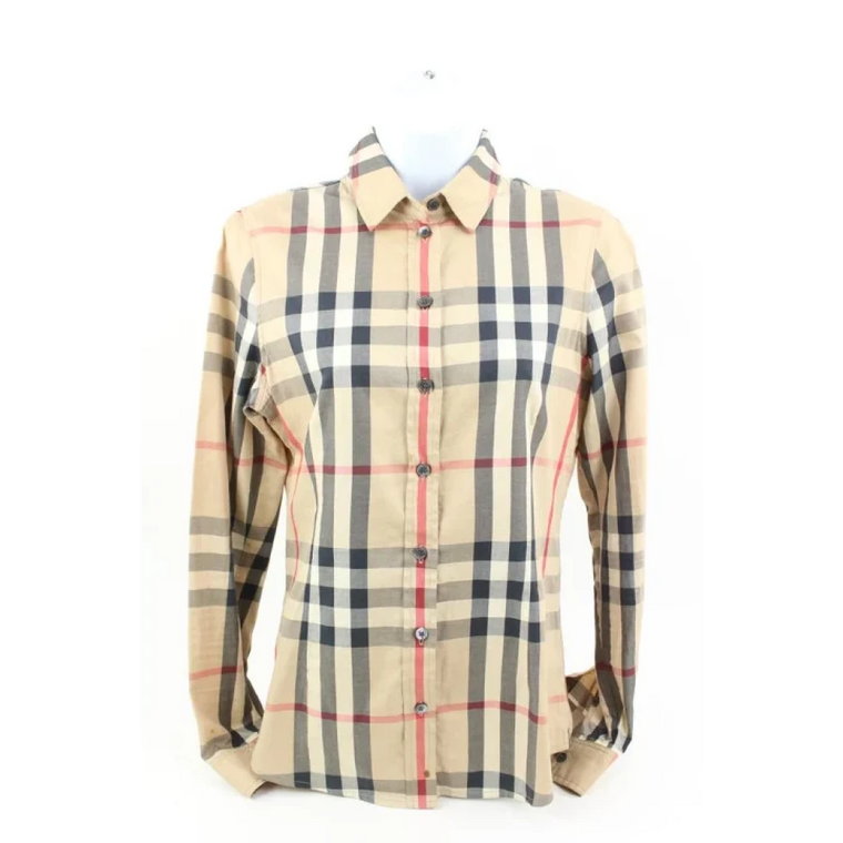 Pre-owned Fabric tops Burberry Vintage